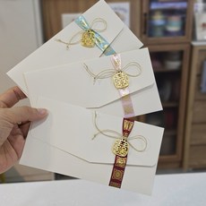 다복리본 현금 상품권 용돈봉투, 분홍색