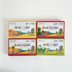 푸른제주 크런치 (한라봉 감귤 백년초 녹차크런치), 168g, 1박스