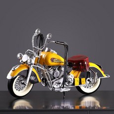 1 6 모형 미니어쳐 /바이크 /다이캐스트 1944 인디언 모터-옐로우, 1957 할리 보이저 모토 - 핑크