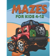 mazes for kids 4-12: Monster truck Activity Book -Children Challenging - Problem-Solving - Maze Lear... Paperback, Independently Published, English, 9798581388532