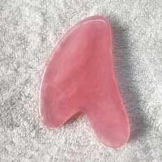 괄사 마사지 림프순환 얼굴 바디 세라믹 하트 승모근 마사지기 종아리 다리 허벅지 마사지기 핑크 S125, 모델명/품번, 단품