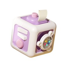 多功能互動玩具盒，寶寶手眼協調訓練，益智啟蒙玩具, 紫色, 1個