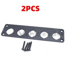 1 / 2 3 트럭 보트 해양 홀더 스위치 6 패널 캐러밴 자동차 토글 Gang 4 ATV RV RZR 하우징, 2PCS 5 Way