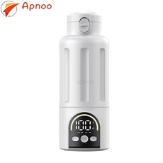 Apnoo 휴대용 분유포트 무선 보온 여행용 전기 포트기 316SUS 12000mAh 충전식 보온병, AP925B-1