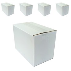 紙箱大地 6號紙箱 - 輕巧耐用 適用於搬家、寄貨及物品收納, 白色, 5個