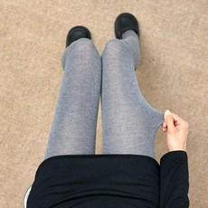 피겨스케이트 연습복 바지 하의 훈련복 피겨연습복 피겨복 방수, 1개, 연회색 실크