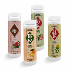 일본 직수입 바스코롱 입욕제 동백꽃 500g 반신욕 족욕, 1개