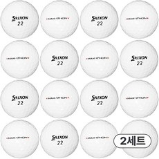 [25% SALE] 스릭슨 마라톤 2피스 A급 로스트볼 32개(16개X2팩), 2세트, 화이트