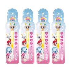 캐치티니핑 피규어 칫솔 유아 키즈 어린이 솔찌핑 4개 세트, 1개입