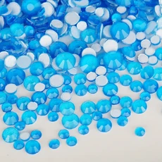 모카 시암 손톱 라인 석 비 핫 픽스 반짝이 유리 Strass 크리스탈 стразы 네일 참 장식용 플랫 백 라, 05 SS10-1440pcs