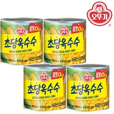 오뚜기 샐러드 볶음밥 재료 콘 통조림/ 오뚜기 초당옥수수 340g X 4개, 오뚜기 샐러드 볶음밥 재료 콘 통조림/ 오뚜기 초당옥수