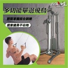 多功能單邊飛鳥 居家健身不佔地 綜合訓練 飛鳥滑輪 金鋼配重 家庭健身套裝 家用運動器材