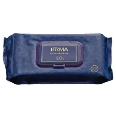 IRMA EDI純水濕紙巾 80抽｜溫和清潔、純水無添加，居家外出必備, 1個, 80張, 700g