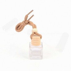 자동차용 룸미러용 디퓨저 유리병 소분오일 방향제 빈용기, 다각형 8ml, 투명