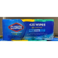 Clorox 高樂氏 萬用清潔擦拭濕巾 85張 X 5入 425張, 1個, 貨運宅配