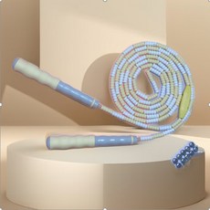 兒童發光竹節跳繩, 檸檬黃, 1個