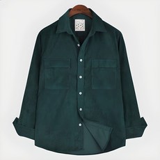 Guystory 男款長袖秋季冬季Kaid金色襯衫