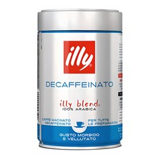 illy 意利 低咖啡因咖啡粉, 義式濃縮, 250g, 1罐