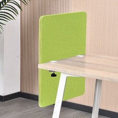 사무실 책상 가림막 공간분리 가리개 불투명 파티션, 그린 40x60cm
