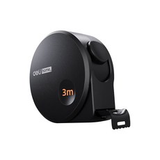 델리 줄자 3m 고정밀 탄소강 정용 수공구 측정공구, 델리 줄자3m_블랙(HT8316)