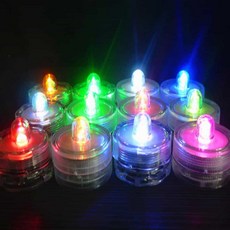 집소 마리모 레고 어항 DIY 소형 수조 LED 조명 방수 전구, 3어항방수조명-블루