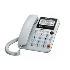 대우텔레폰 유선 일반 전화기 DT-7780 화이트, 1개
