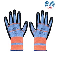 더 베스트 K200 니트릴 작업장갑 다용도 미끄럼방지, K200 블루 (S), 10개