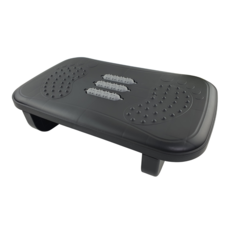 포스텝 바른자세 책상 발받침대 직장인 학생 의자 발판 풋레스트, 검정