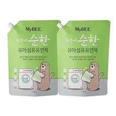 마이비 순한 유아유연제 리필 1600ml, 2개, 1.6L