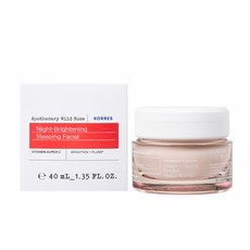 KORRES 地中海野玫瑰維C透亮晚安面膜 40mL, 1個