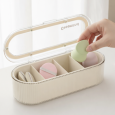 메종드닷 먼지걱정없이 쓰기 편한 화장대 정리함, 1개, 투명