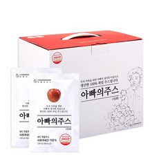 [연두팜] 찢어먹는 아빠의주스 사과즙, 50개, 100ml