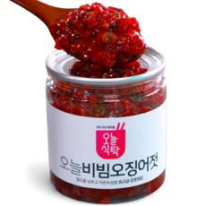 강경 오늘식탁 비빔오징어젓, 400g, 1개