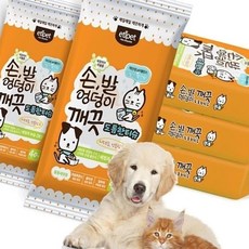 애견 반려동물 1회용 순한 간편 강아지 24개 물티슈 40매 76733PC 1(ea)