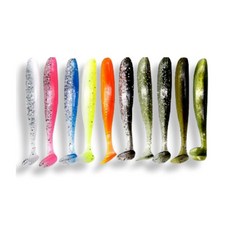 루어 웜 리얼 소프트베이트 민물 바다 루어미끼, 30개