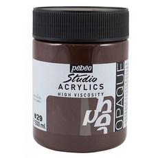 뻬베오 스튜디오 아크릴 물감 500ml, 29 Burnt umber