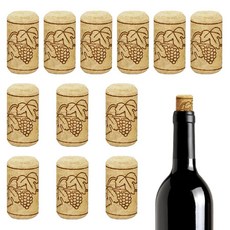 신선함 및 공예 프로젝트를 위한 와인 병 코르크 스토퍼 씰 와인 병 12개 수제 와인 및 DIY 아트에 가장 적합합니다. (39mm x 20mm(1.53 x 0.8인치))