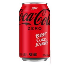 코카콜라 제로 캔, 350ml, 6개
