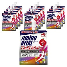 AJINOMOTO 味之素 aminoVITAL 胺基酸能量果凍 蘋果口味 180g 6入, 12個