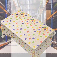 식탁보 생일풍선 137x274cm 식탁매트 파티장식 생일소품 생일테이블 테이블장식 식탁장식