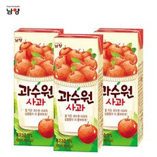 남양유업 과수원190ml 사과 16팩/주스/과즙음료/무료배송, 190ml, 16개