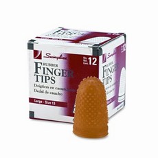 대형 고무 핑거 팁 1/2개 [3개 세트], 대형 고무 핑거 팁, 1/2개 [3개 세트]