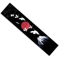 전기 스케이트보드 롱보드 댄싱 보드 더블 로커 방수 테이프 시트 스티커 데크 사포, 5. A, 1개