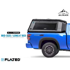 FLATED 黑四驅ALL BLACK 高頂式充氣高蓋 6' - RANGER / TACOMA