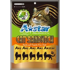 A-Star 貓薄荷夾心餡餅 貓咪零食 全齡貓適用, 1個, 原草鮭魚夾心20gX5包, 20g, 鮭魚