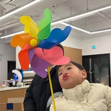 공식 레인보우 왕바람개비 만들기 대형