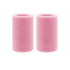농구 타월 스포츠 손목 밴드 테니스 땀 랩 커프 2, 10 2pcs pink 11 cm