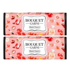 부케가르니 차량용 송풍구 방향제 베이비파우더 7g, 블랙체리 BLACK CHERRY, 5개