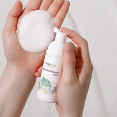 오가베베 버블 워시&샴푸 라벤더 미니어처 45ml 아기 바디워시 샴푸 올인원 거품타입 트래블키트, 1개