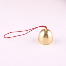 合金迷你鈴鐺 金屬風鈴掛件, 1個, 合金風鈴 紅繩款 ,15個 含鈴芯